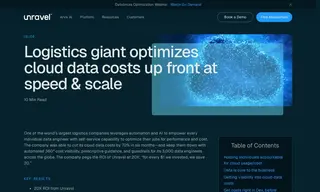 Preview of the One of the World’s Largest Logistics Companies Case Study