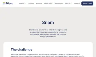 Preview of the Snam Case Study