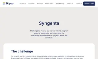 Preview of the Syngenta Case Study