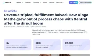 Preview of the Kinga Mathe GmbH Case Study