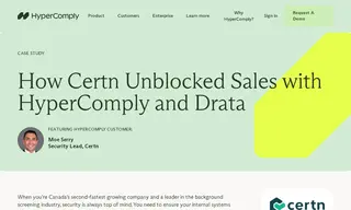 Preview of the Certn Case Study