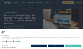 Preview of the Spire Homecare Case Study