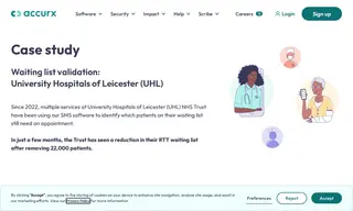 Preview of the University Hospitals of Leicester (uhl) NHS Trust Case Study