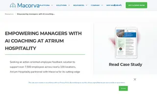 Preview of the Atrium Hospitality Case Study