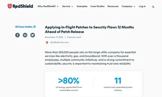 Preview of the Large Energy Provider Utility Company Case Study