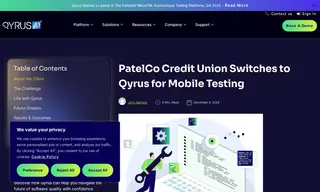 Preview of the Patelco Credit Union Case Study