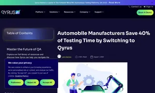 Preview of the Automobile Manufacturer Case Study