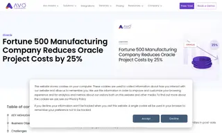 Preview of the Fortune 500 Manufacturing Company Case Study