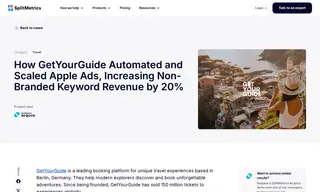 Preview of the GetYourGuide Case Study