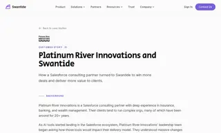 Preview of the Platinum River Innovations Case Study