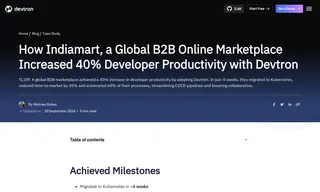 Preview of the Indiamart Case Study