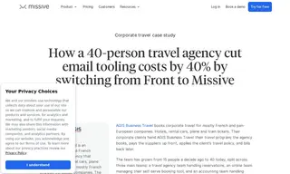 Preview of the AGIS Business Travel Case Study