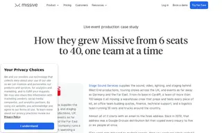 Preview of the Stage Sound Services Case Study