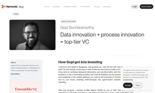 Preview of the Ensemble VC Case Study