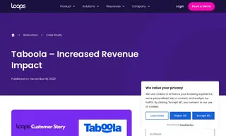 Preview of the Taboola Case Study