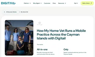 Preview of the My Home Vet Cayman Case Study