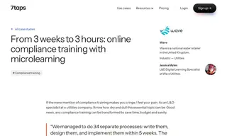 Preview of the Wave Utilities Case Study