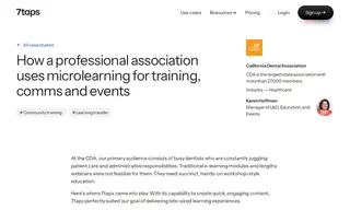Preview of the California Dental Association Case Study