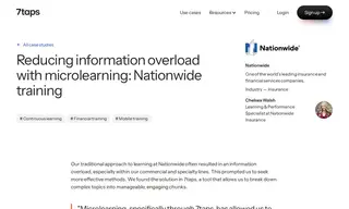 Preview of the Nationwide Case Study