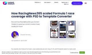 Preview of the RacingNews365 Case Study