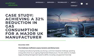 Preview of the Major UK Manufacturer Case Study