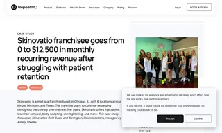 Preview of the Skinovatio Medical Spa Case Study