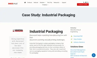 Preview of the Industrial Packaging Case Study