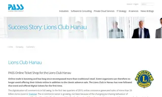 Preview of the Lions Club Hanau Case Study