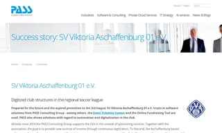 Preview of the SV Viktoria Aschaffenburg Case Study