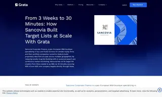 Preview of the Sancovia Corporate Finance Case Study