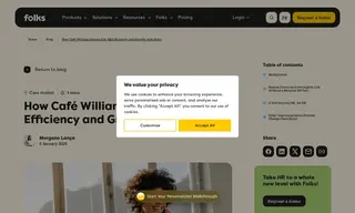 Preview of the Café William Case Study