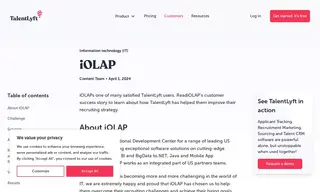 Preview of the iOLAP Case Study