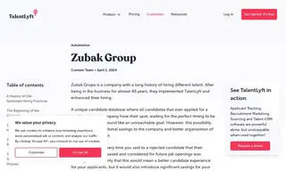 Preview of the Zubak Group Case Study