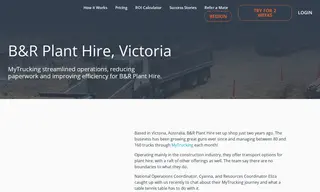 Preview of the B&R Plant Hire Case Study