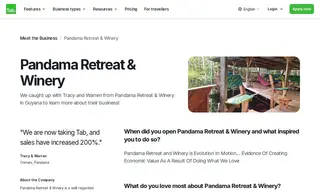 Preview of the Pandama Retreat & Winery Case Study