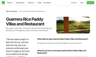 Preview of the Guerrera Rice Paddy Villas and Restaurant Case Study