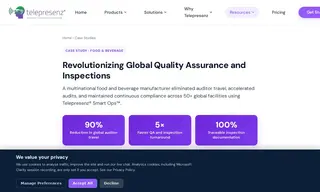 Preview of the Multinational Food and Beverage Manufacturer Case Study