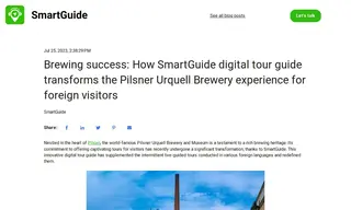 Preview of the Pilsner Urquell Brewery and Museum Case Study