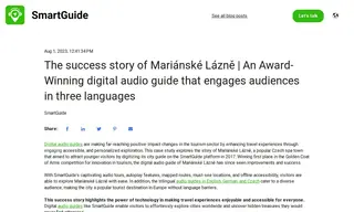Preview of the Mariánské Lázně Case Study
