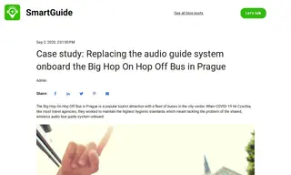 Preview of the Hop-On Hop-Off Bus Prague Tour Operator Case Study