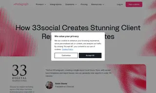 Preview of the 33social Digital Marketing Case Study