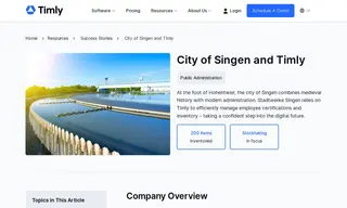 Preview of the Stadtwerke Singen Case Study