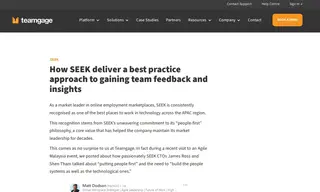 Preview of the SEEK Case Study