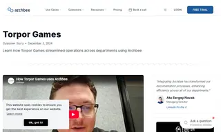 Preview of the Torpor Games Case Study