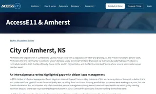Preview of the City of Amherst, NS Case Study