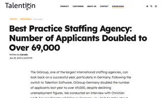 Preview of the GiGroup Germany Case Study