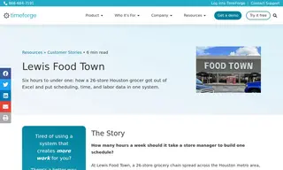 Preview of the Lewis Food Town Case Study