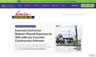 Preview of the Lewis Construction Case Study