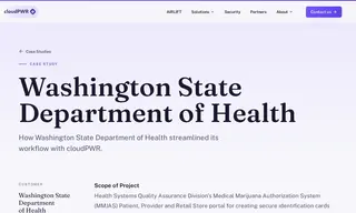 Preview of the Washington State Department of Health Case Study