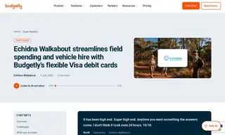 Preview of the Echidna Walkabout Case Study